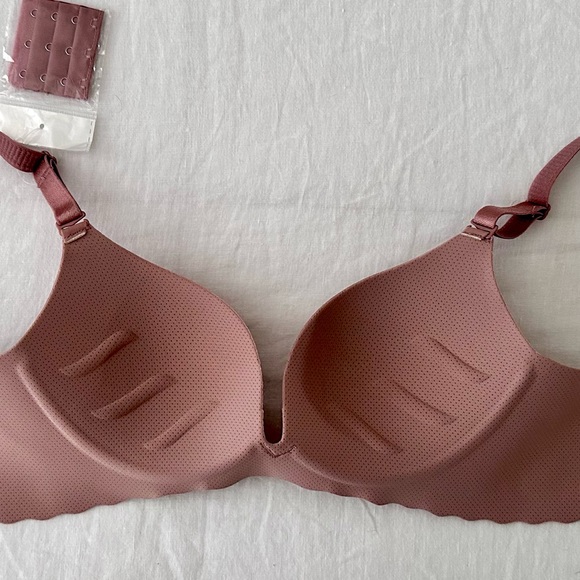 NWOT Women Push-Up Comfort NoWire Bra Seamless No Show Bra Seamless Bralette 34C - Picture 5 of 9